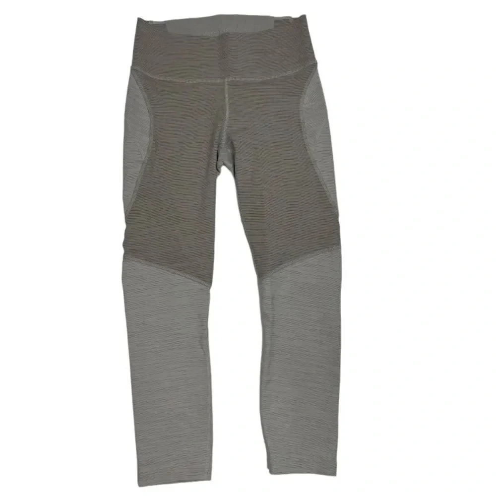 Outdoor Voices TechSweat Two Tone Crop Leggings Coyote Atmosphere
